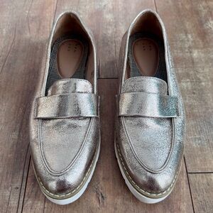 A New Day Metallic Loafer Shoes Size 7